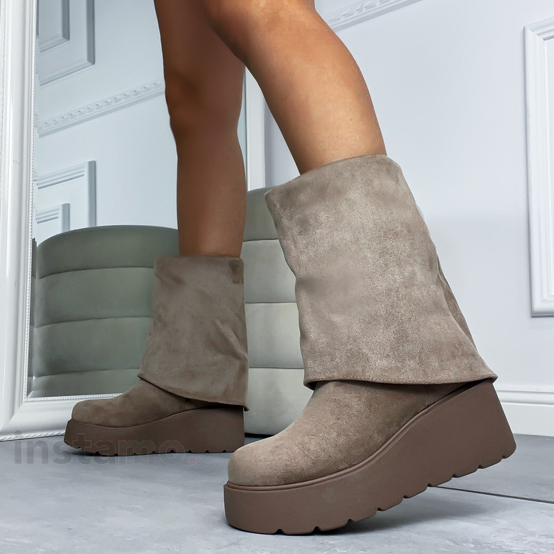 Světle hnědé polokozačky-312856-32