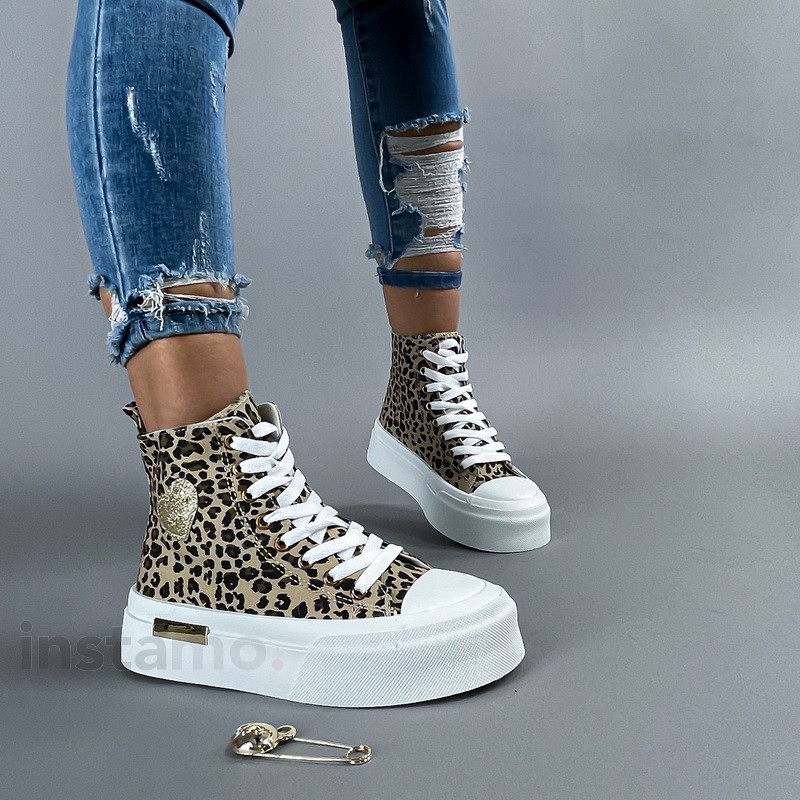 Leopardí kotníkové tenisky-311499-33