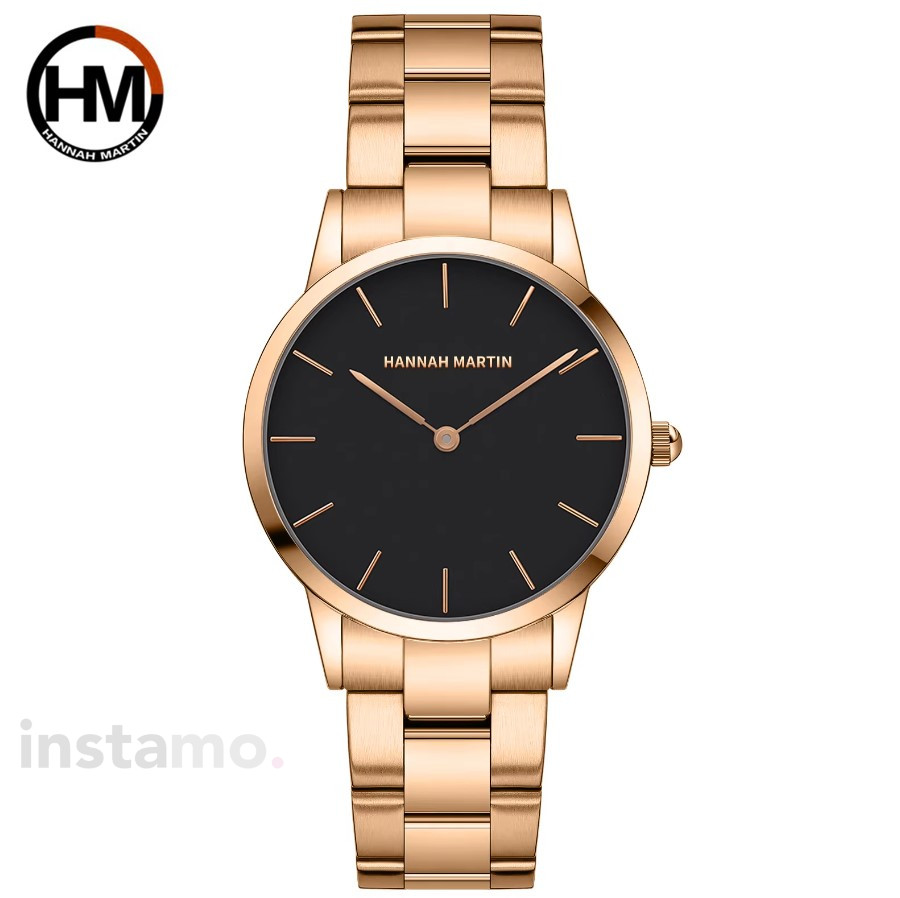 Dámské kovové hodinky pozlacené rose-311512-34