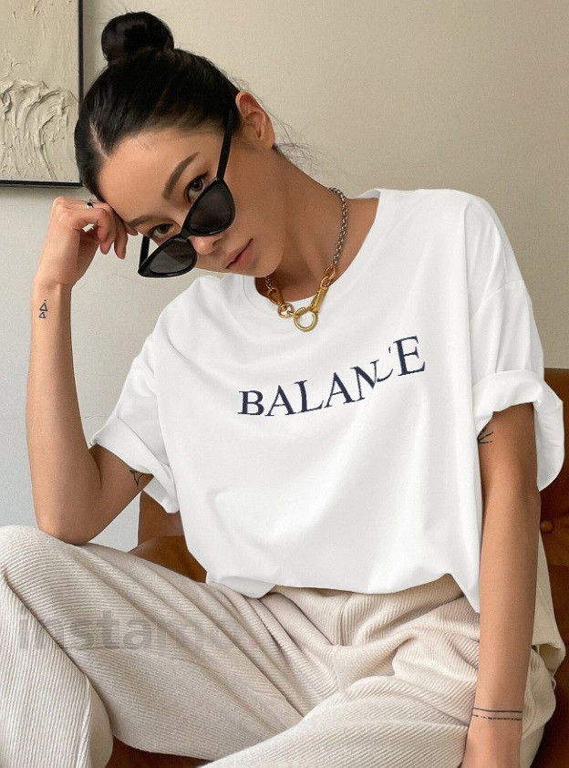 Bílé tričko BALANCE-304696-35