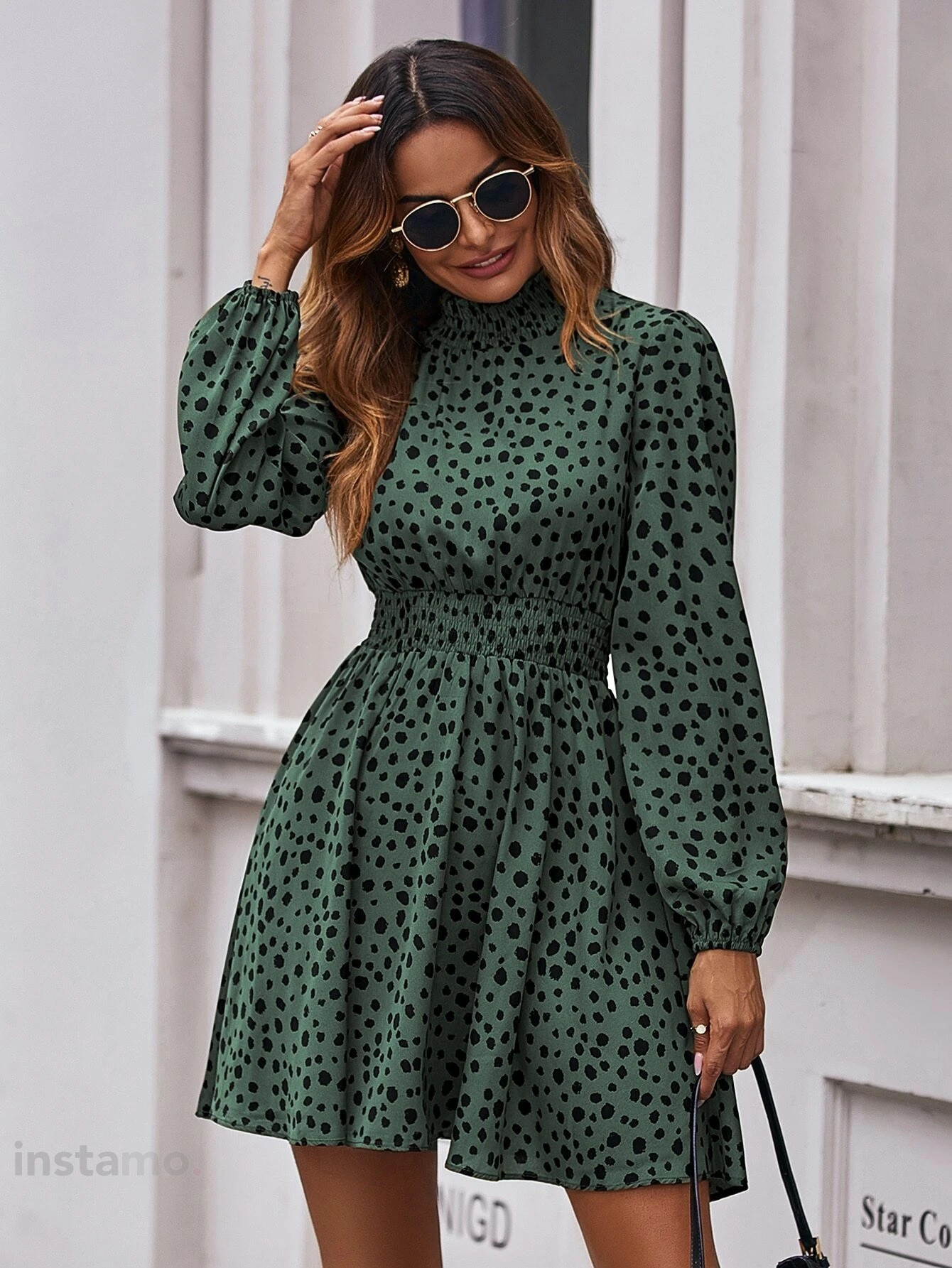 Zelené puntíkaté šaty-279514-33