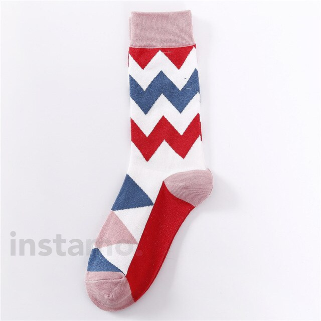 Pánské vzorované ponožky Britský styl-223258-32