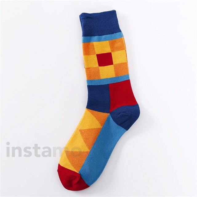 Pánské vzorované ponožky Britský styl-223256-31