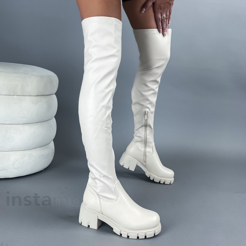 Béžové vysoké kozačky-312677-33