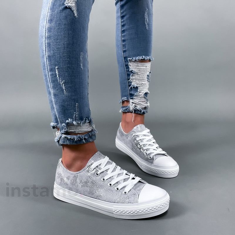 Stříbrno-bílé tenisky-283428-36