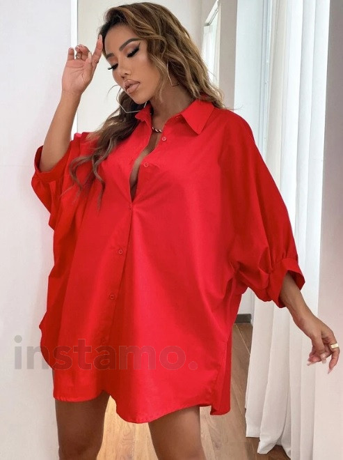 Červené košilové šaty-275609-36
