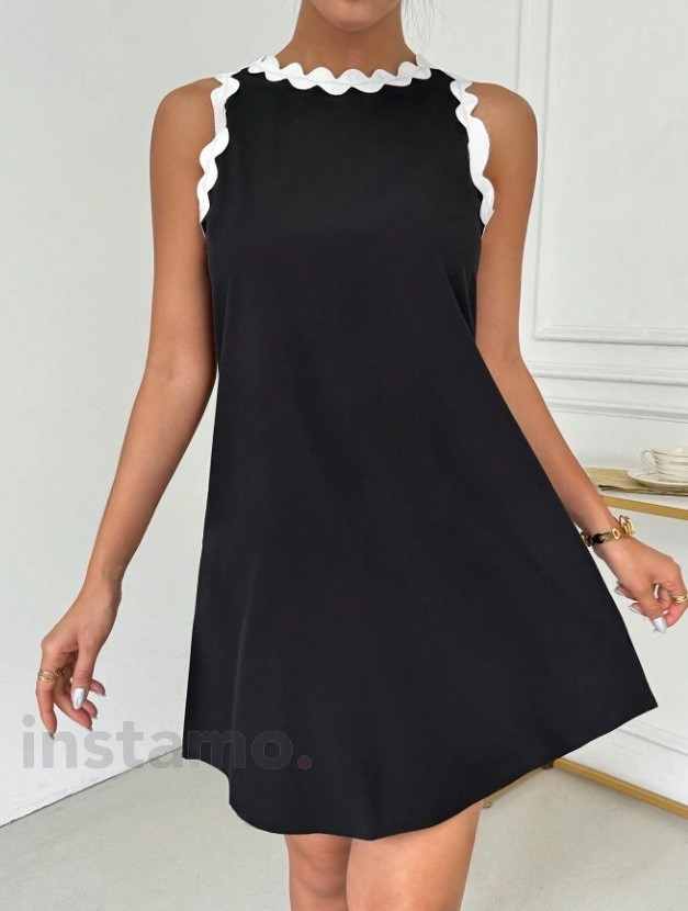 Černé mini šaty-306728-32