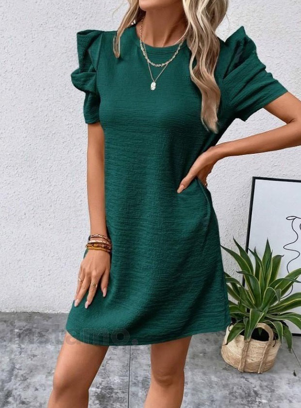 Zelené krátké šaty-301931-32