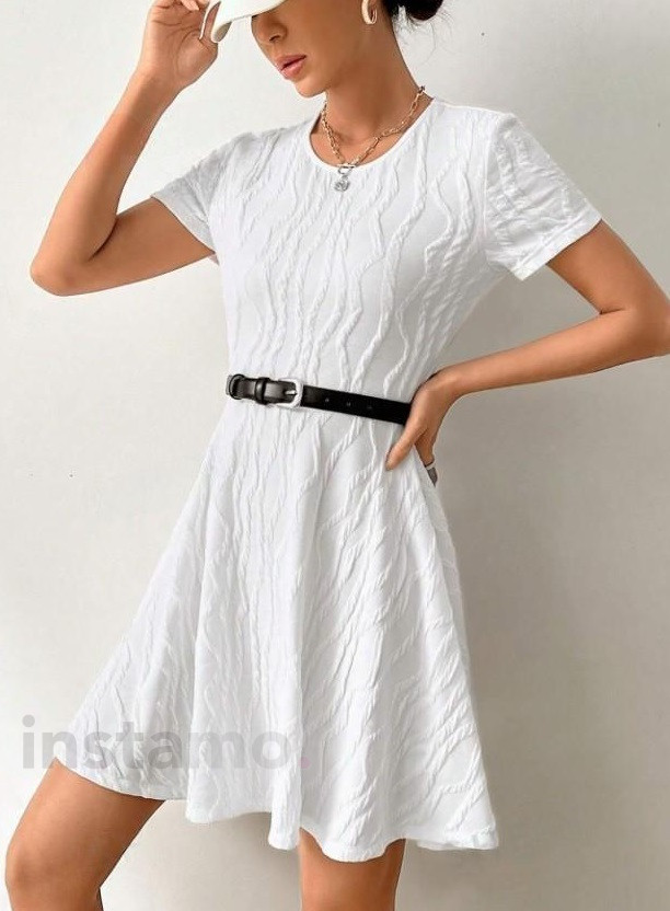 Bílé vzorované šaty-301964-32