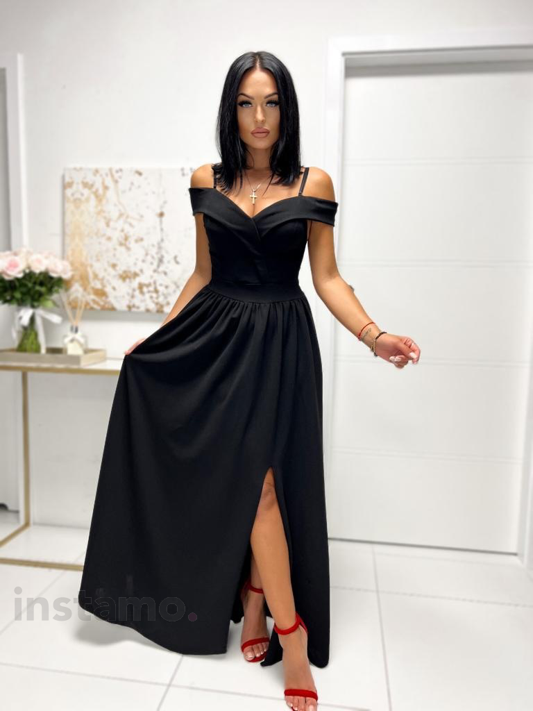 Černé dlouhé šaty-276997-35