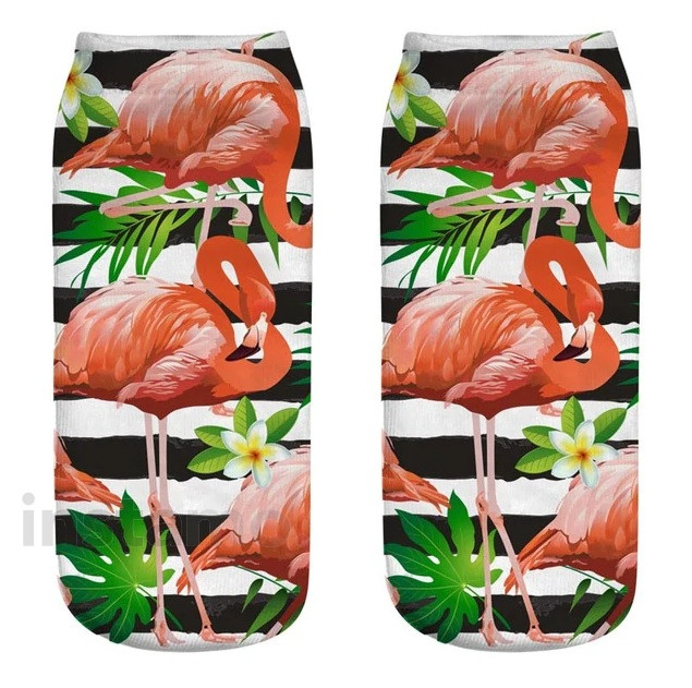 Ponožky FLAMINGO s 3D potiskem-223006-37