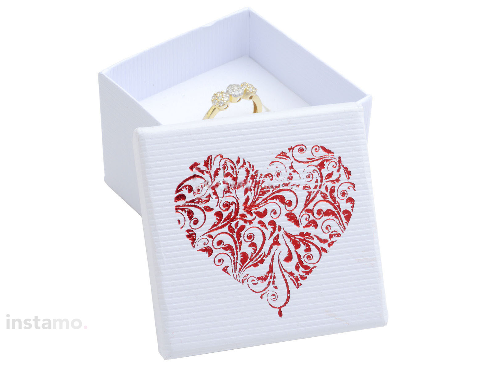 Papírová krabička bílá LOVE-297655-34