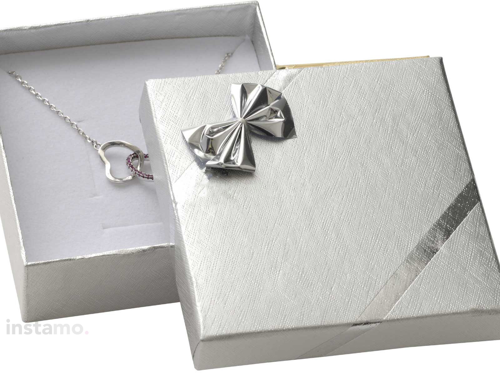 Dárková krabička stříbrná-323638-34