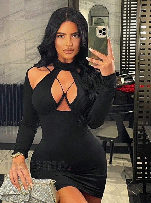 Sexy černé šaty-299218-33