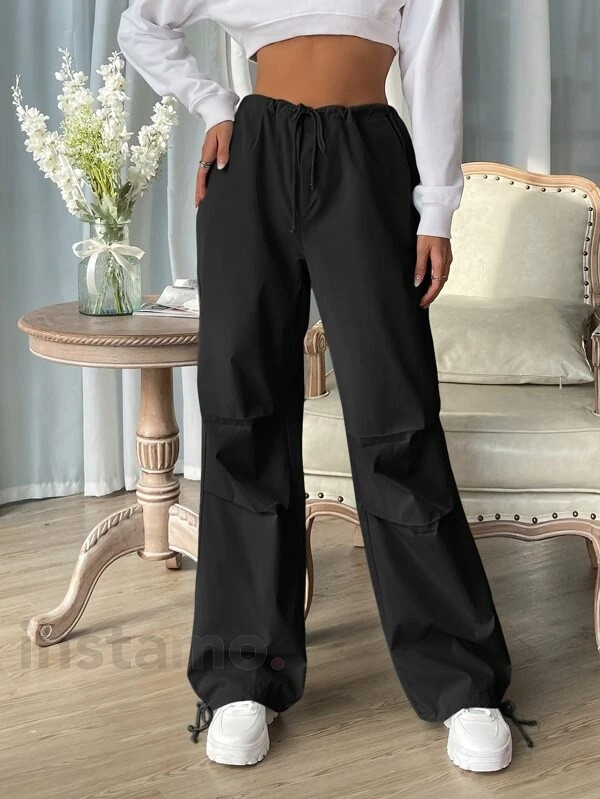 Černé široké kalhoty-285302-35