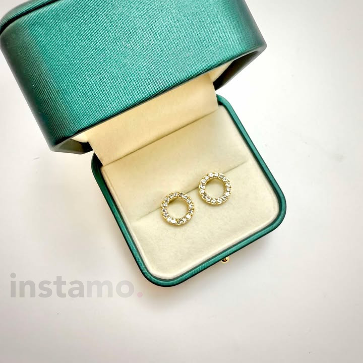 Dámské ocelové náušnice kruh-315928-34