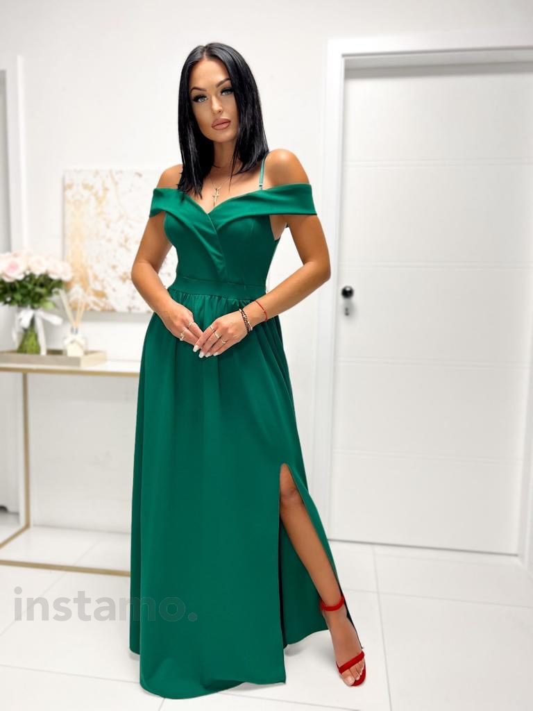 Zelené dlouhé šaty-276995-33