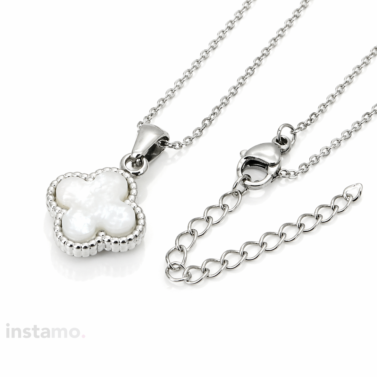 Dámský ocelový náhrdelník s přívěskem-318215-33