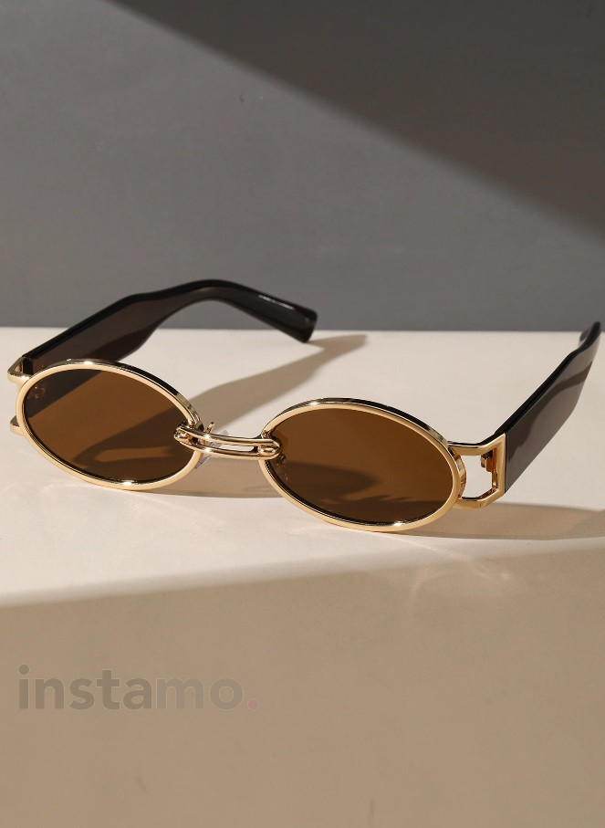 Zlaté sluneční brýle-302115-31