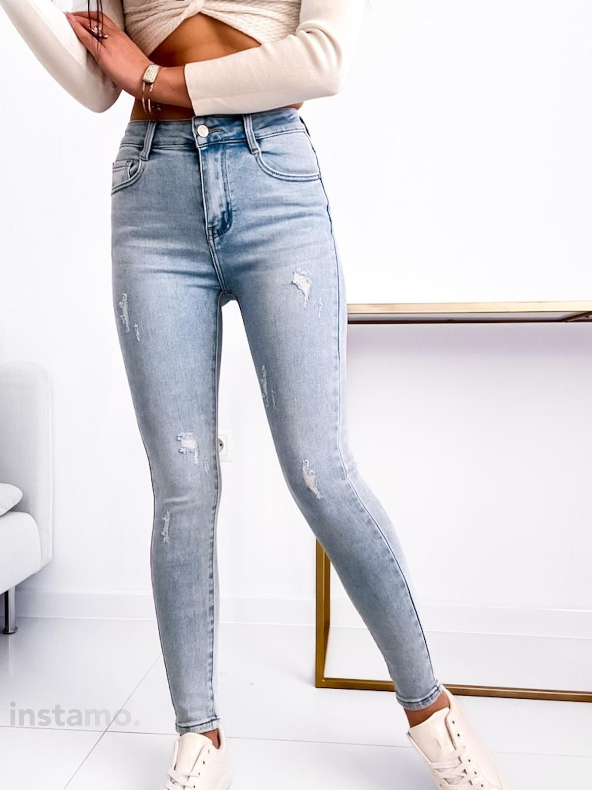 Modré stylové džíny-266067-31