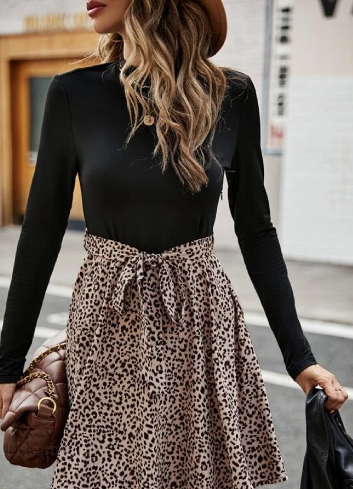 Černé vzorované šaty-289626-36