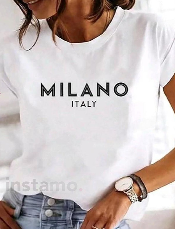 Bílé tričko MILANO-302777-31