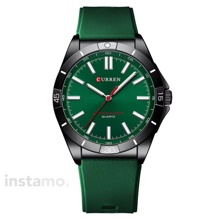 Pánské stylové hodinky zelené-310684-37