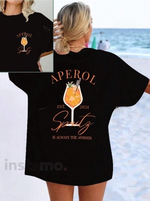 Černé tričko APEROL-318828-31