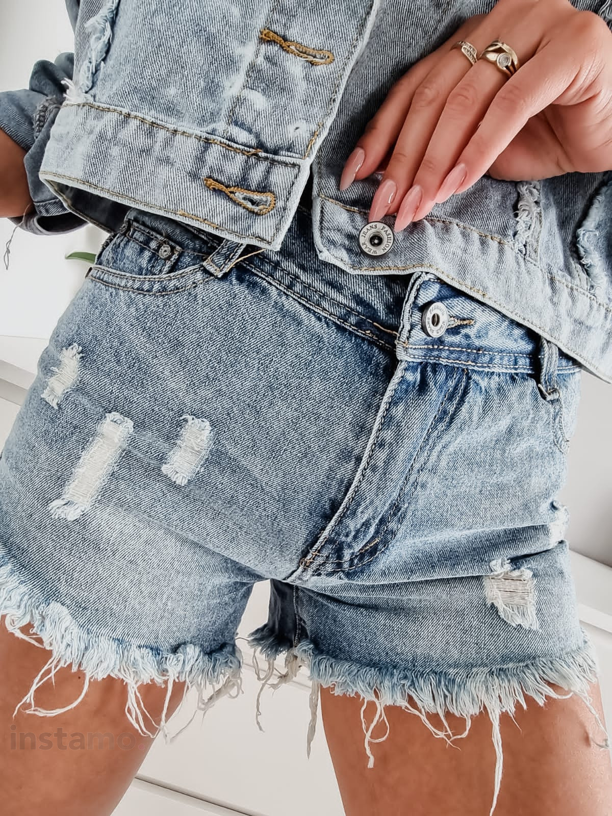 Modré džínové kraťasy-235702-32