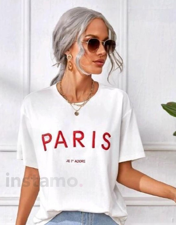 Bílé tričko PARIS-302767-32