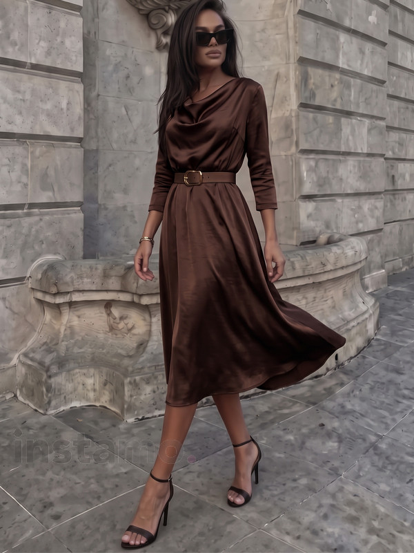 CHOCCO Midi šaty s opaskem-330352-32