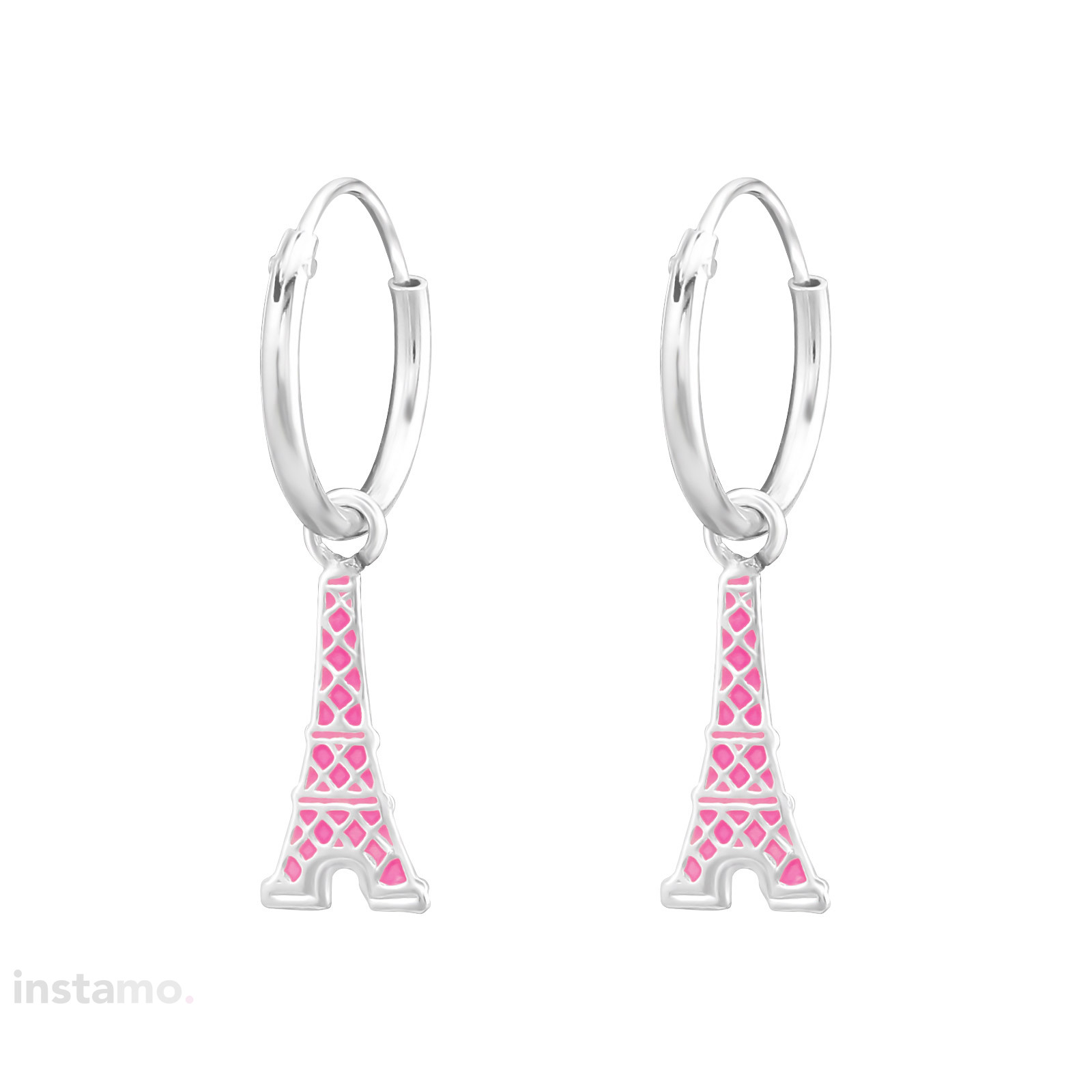Stříbrné náušnice Paris-313560-35