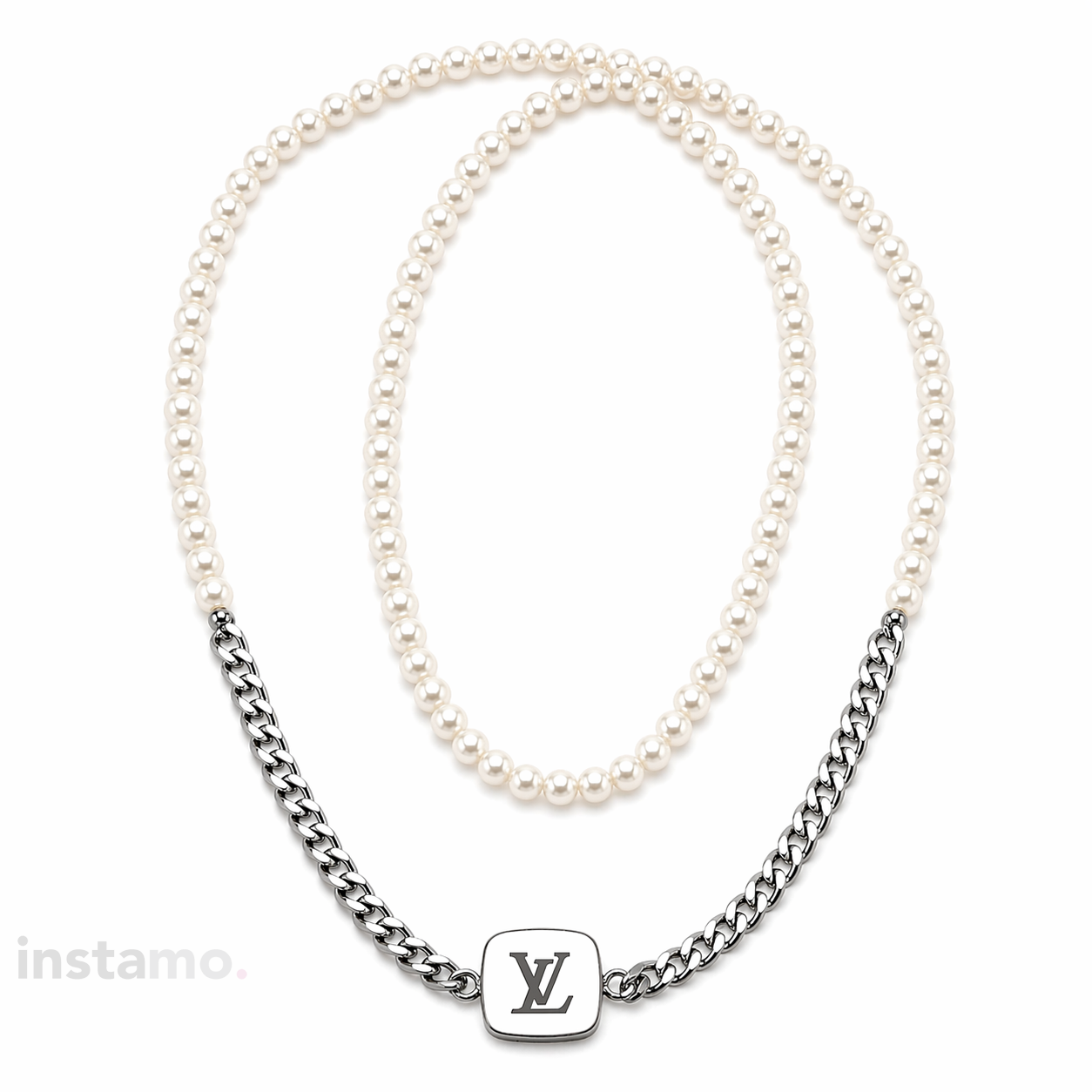 Dámský stylový náhrdelník s perlami-318247-32