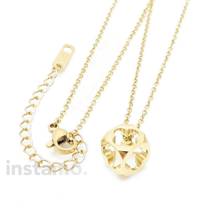 Dámský ocelový pozlacený náhrdelník-275952-31