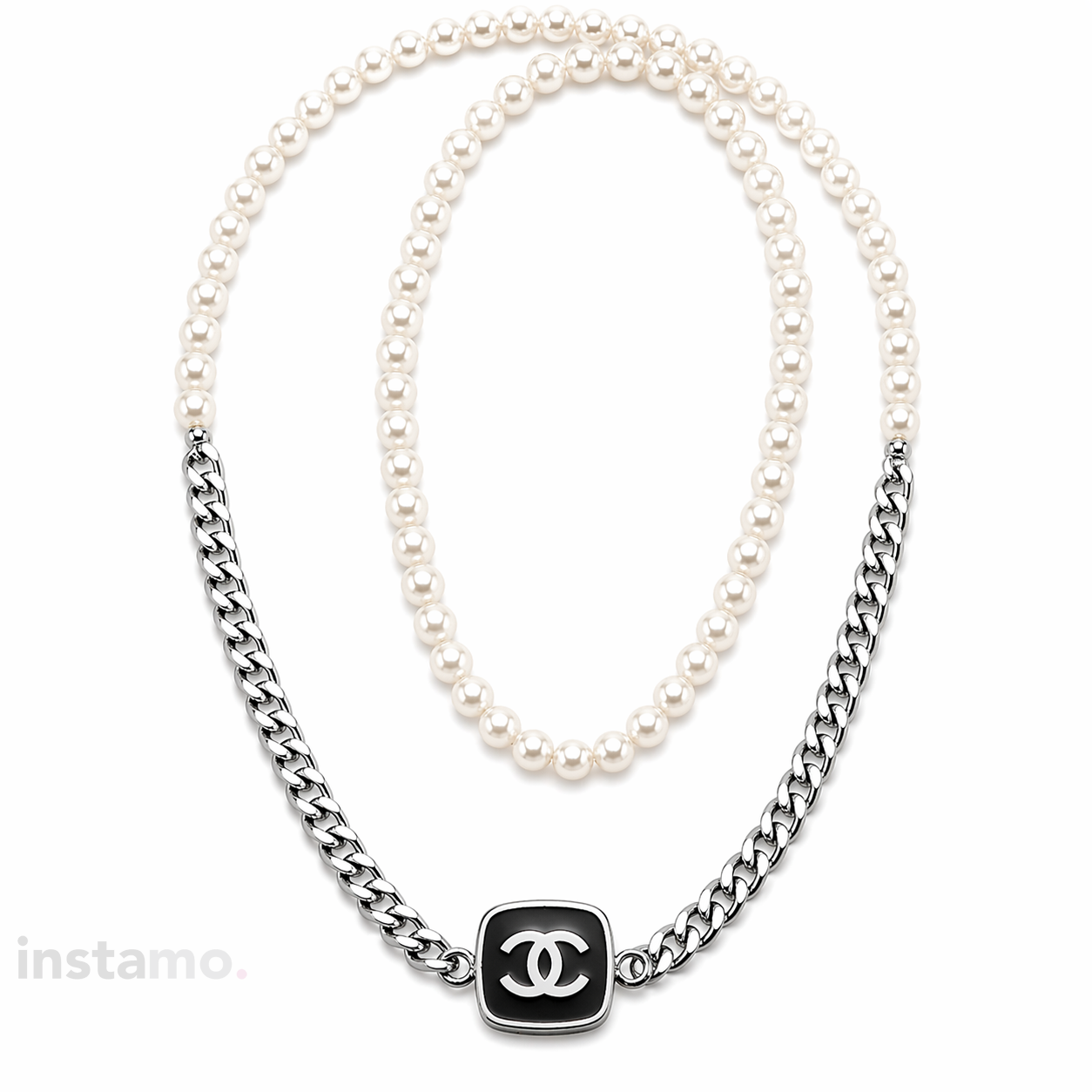 Dámský stylový náhrdelník s perlami-318249-33