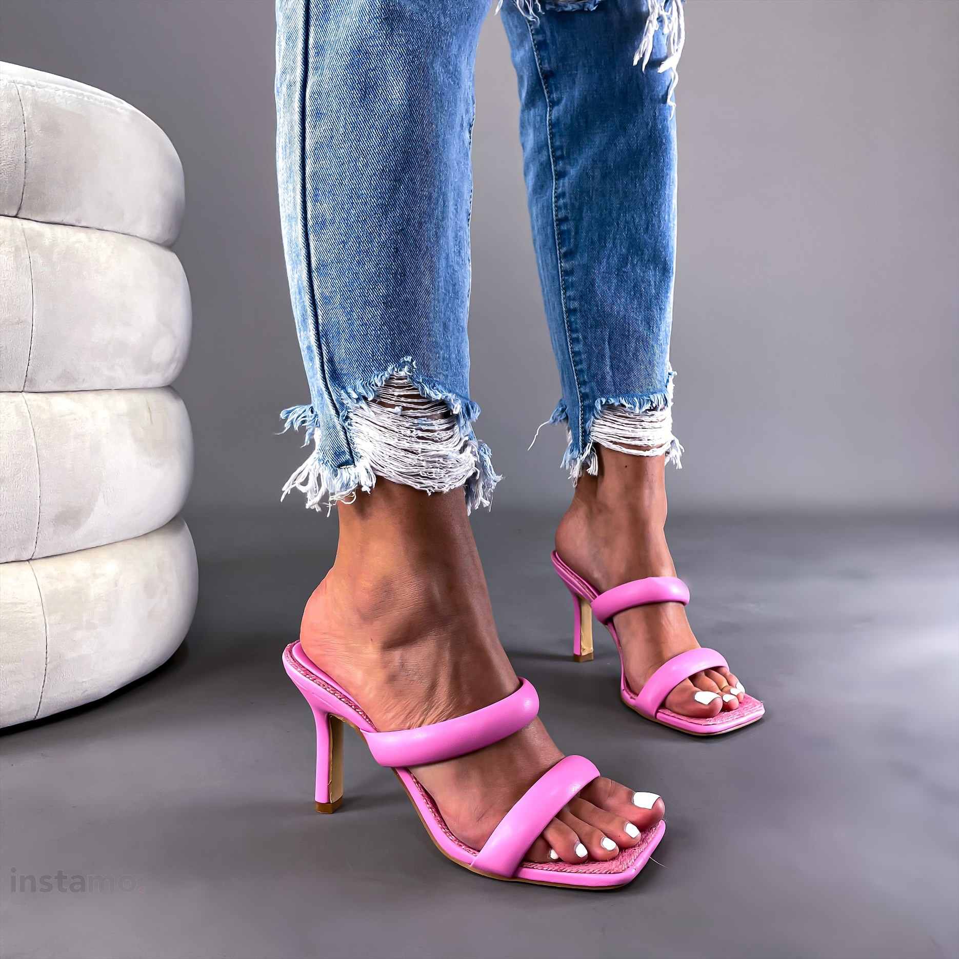 Růžové sandále-266881-32
