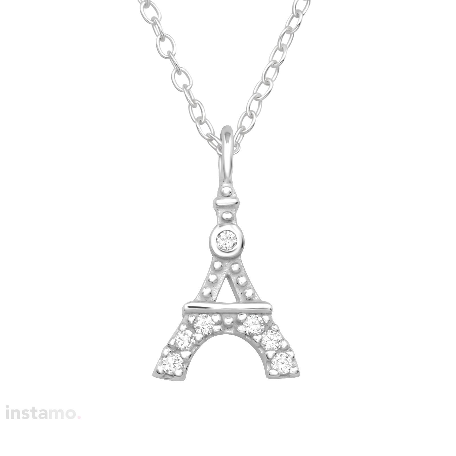 Stříbrný náhrdelník Paris-313646-32