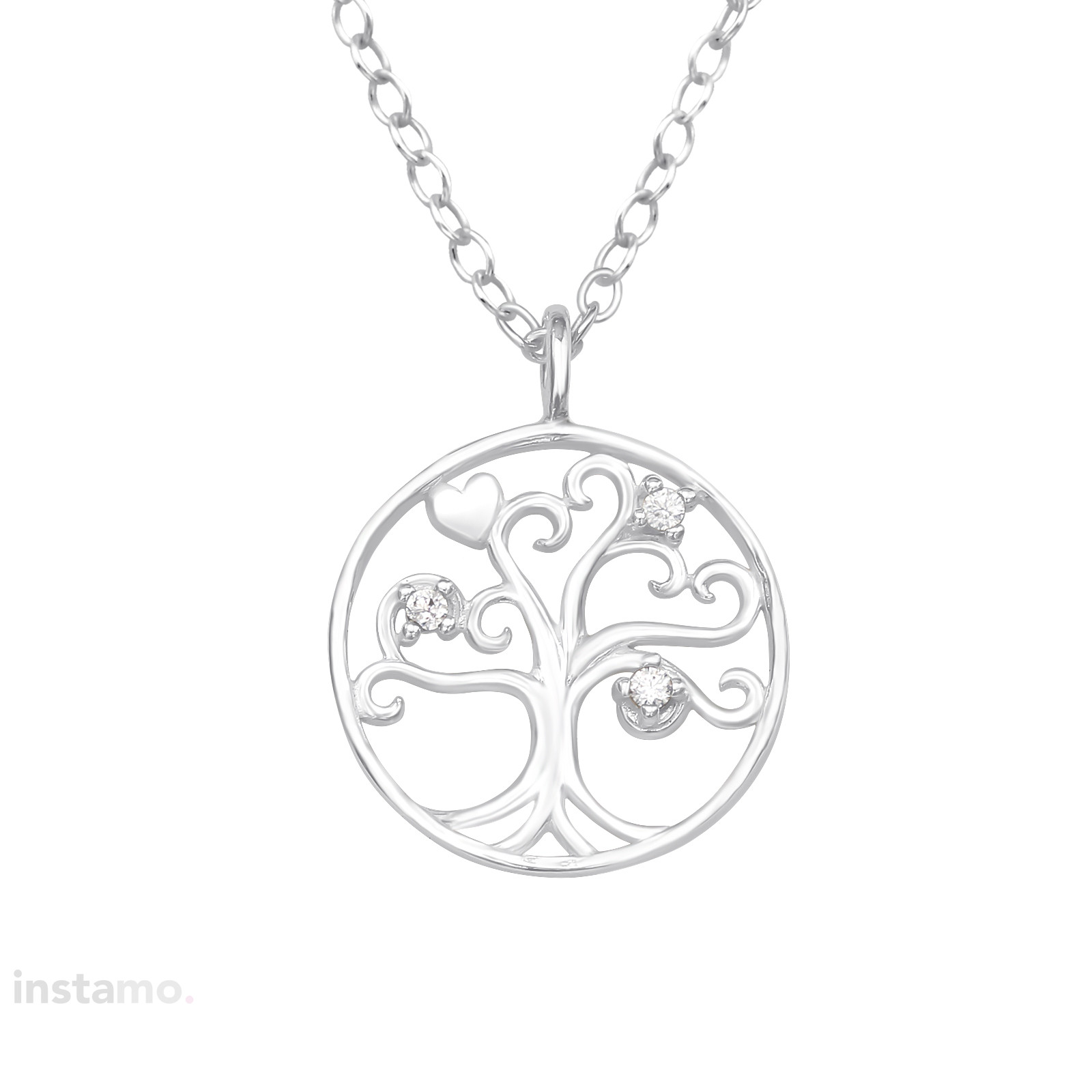 Stříbrný náhrdelník strom života-271781-31