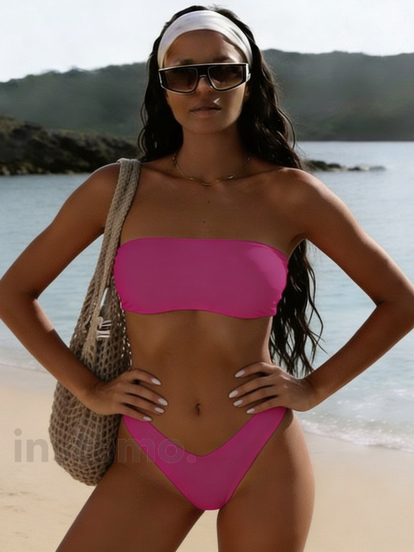 Fuchsiové dvoudílné plavky-325877-31