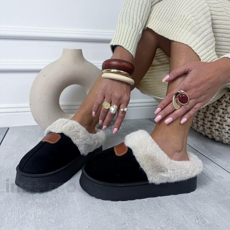 Černá nasouvací obuv-323726-38