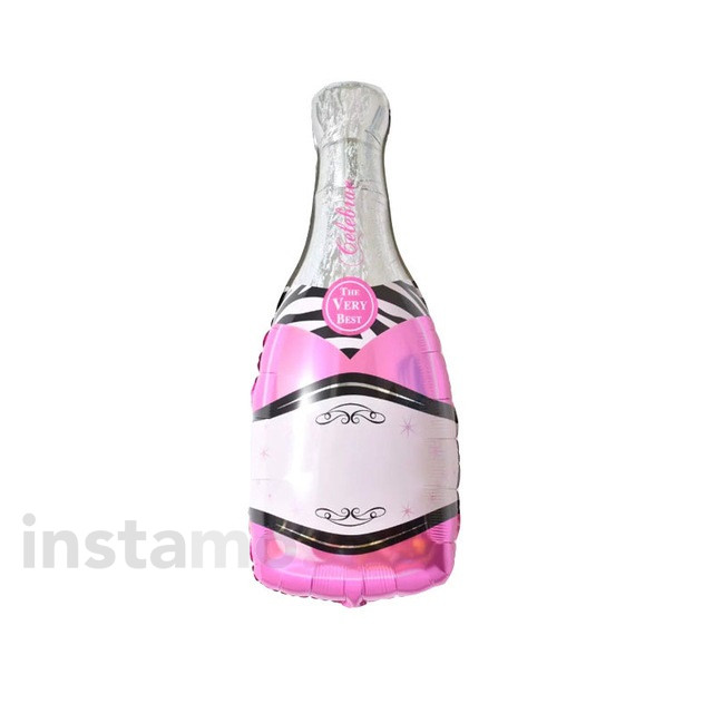 Balón ve tvare růžového šampaňského-157488-32