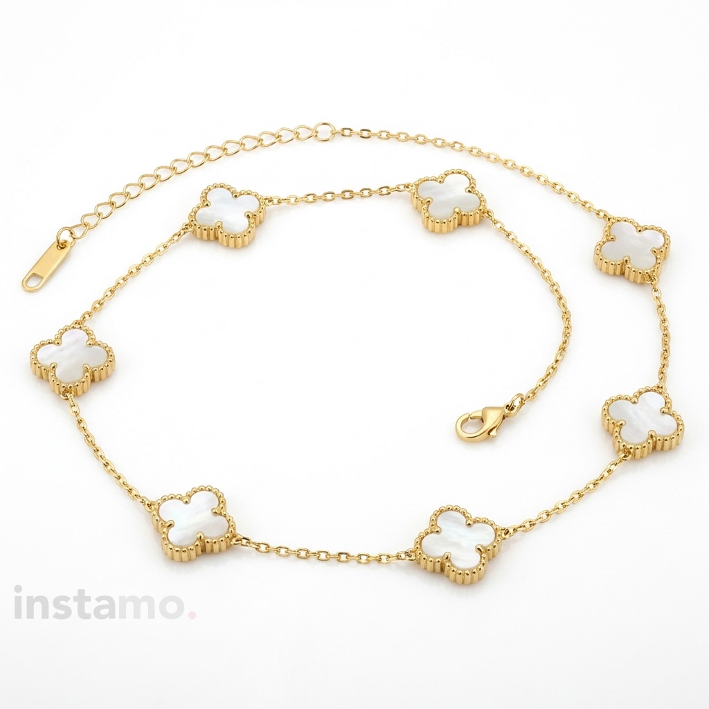 Dámský ocelový pozlacený náhrdelník-281870-33