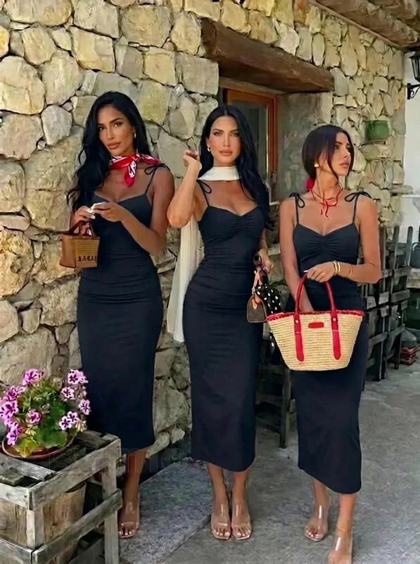 Černé šaty na ramínka-328336-31