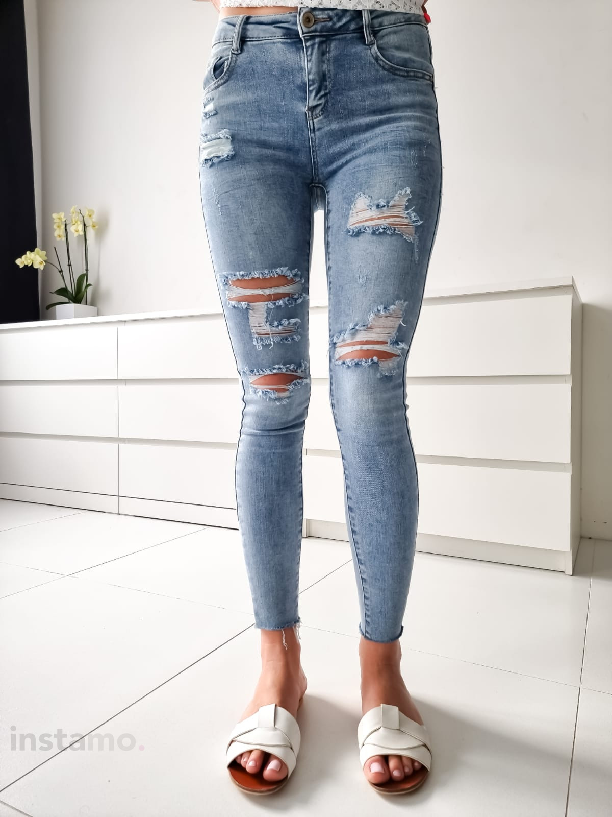 Světle modré elastické džíny-239503-31