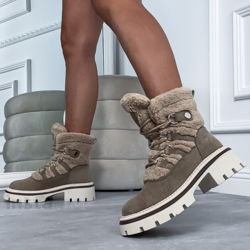 Světle hnědé polokozačky-323496-33