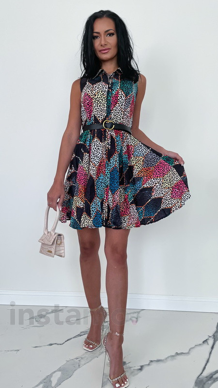 Barevné vzorované šaty-239678-39