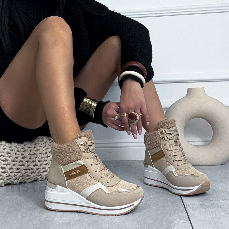 Zateplené tenisky na platformě-324021-31