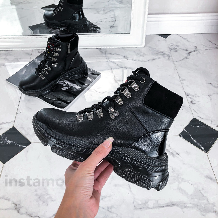 Černé kotníkové boty-224837-31