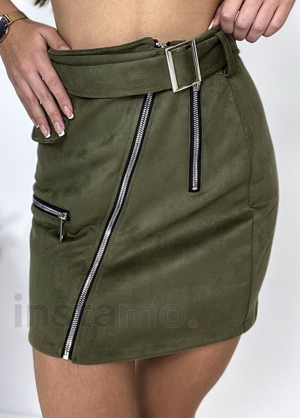Zelená sametová sukně-255060-34