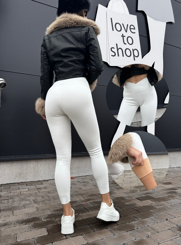 Bílé zeteplené legíny-313388-33